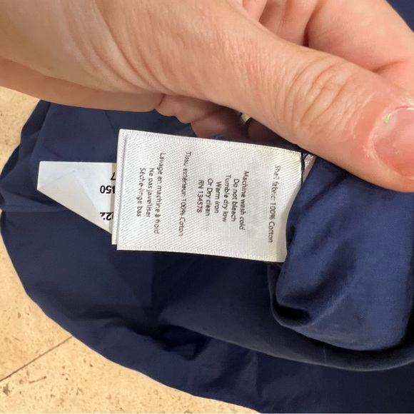 Vineyard Vines Bow Back Short Sleeve Dress Navy Blue Sheath Sz S - Picture 10 of 10